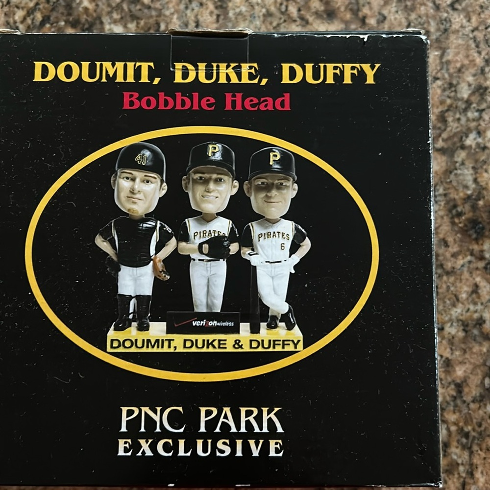 PNC Park exclusive bobble head, Doumit Duke Duffy